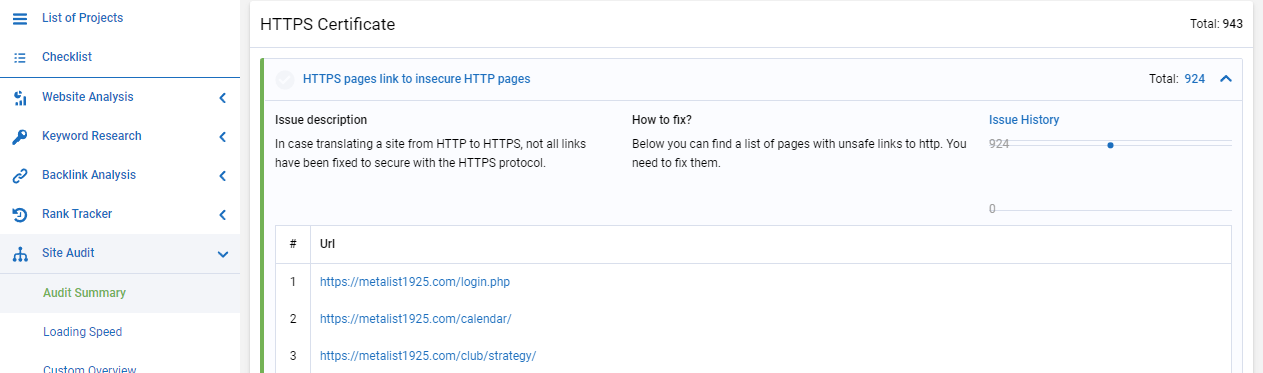 HTTPS pages link to insecure HTTP pages