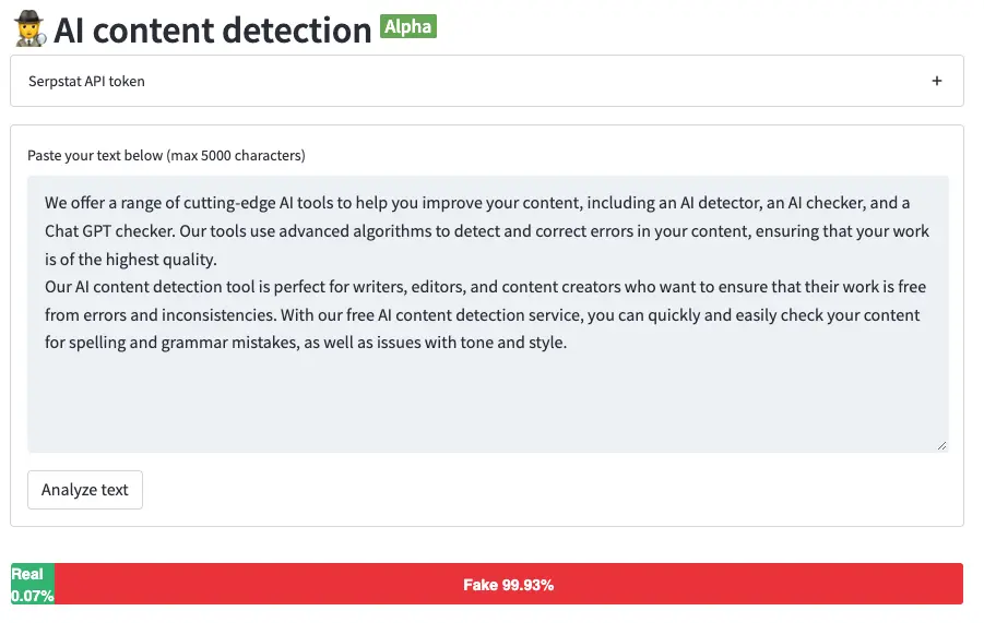 AI Content Detection