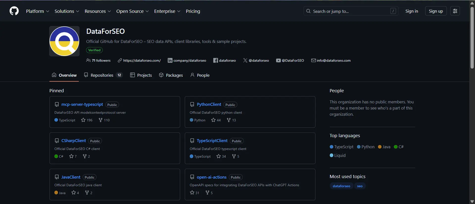 DataForSEO MCP screenshot