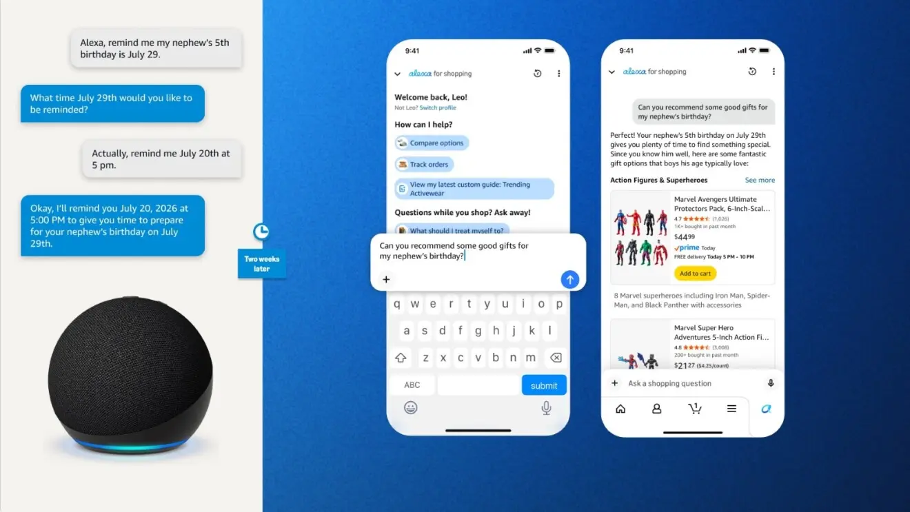Alexa+ shopping (Amazon)