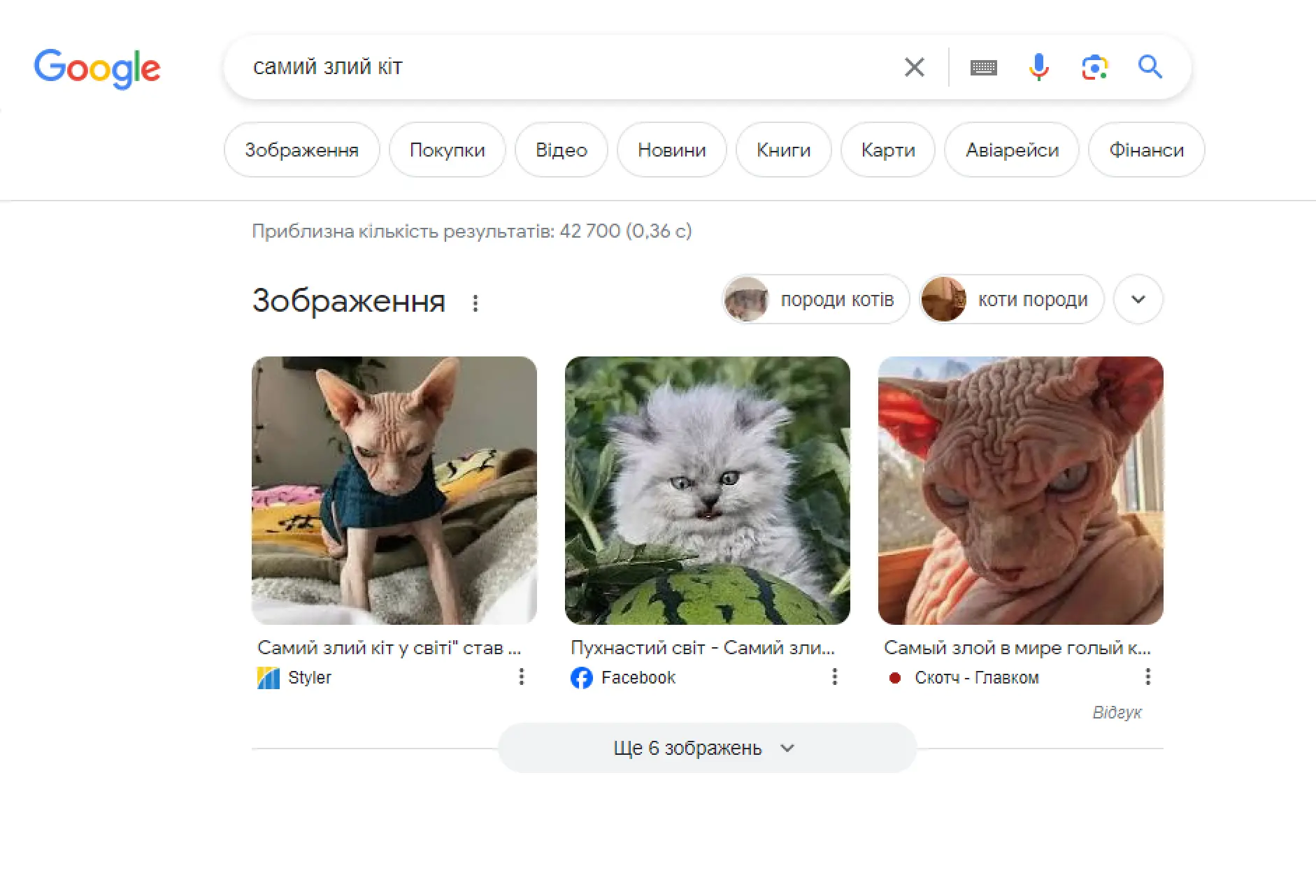 Зображення на запит (Images)