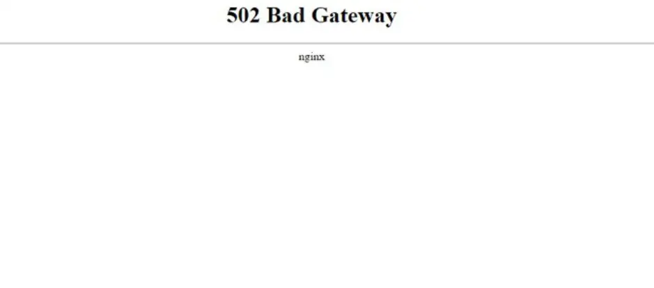 502 error image