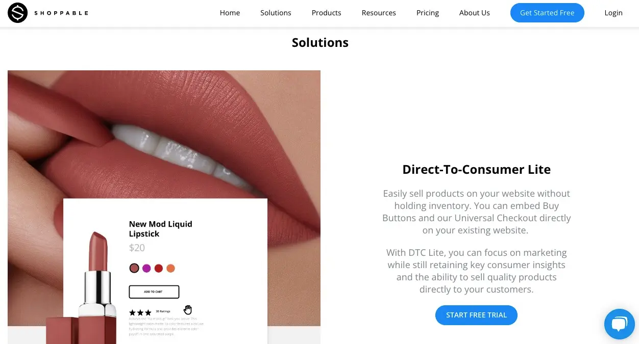 Direct-To-Consumer Lite Solution