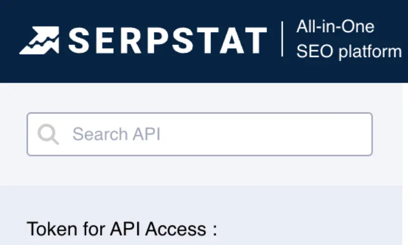 SERPSTAT API