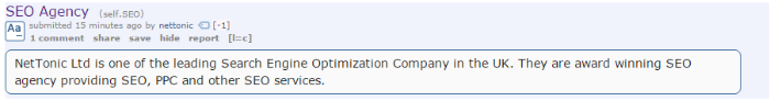 Keine offene Werbung auf Reddit
