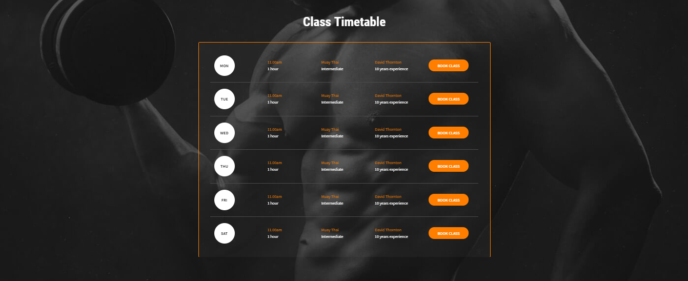 Skt-gym Fitness Center Template for WordPress - 2