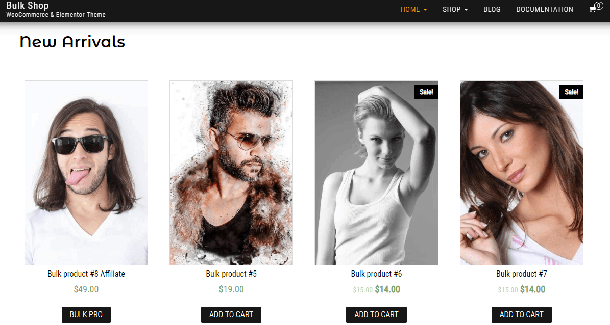 Bulk Shop Online Store Template for WordPress - 2