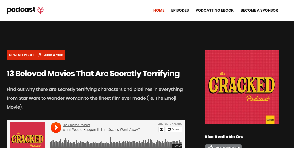 Free Podcast Audio Subtitle Website Template for WordPress - 1