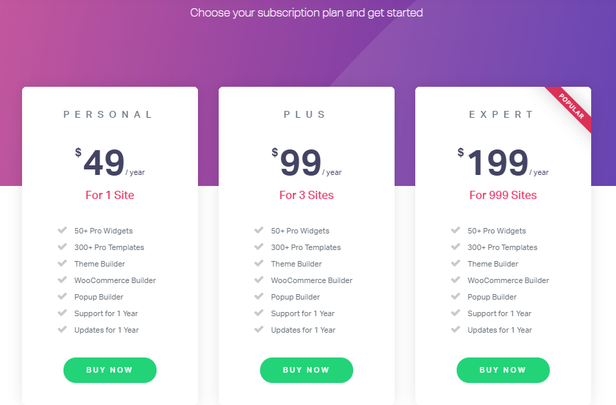 Cost of an online theme designer for WordPress Elementor