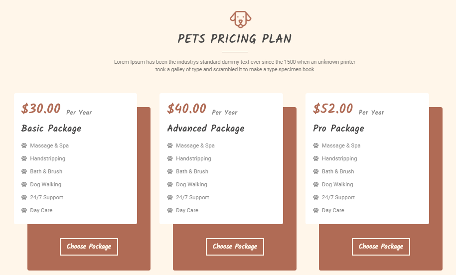Veterinary Pet Care Template for WordPress - 5