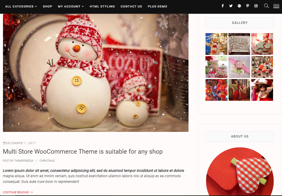 Christmas Template Store-Xmas online store for WordPress - 3