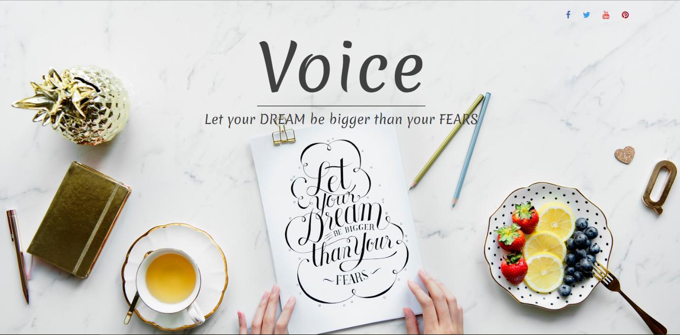 Free Unusual Voice Blog Blog Template for WordPress - 1