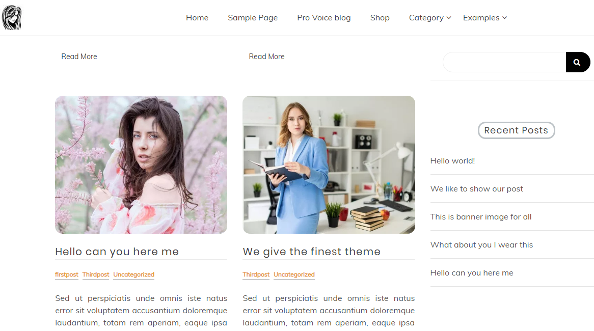 Free Unusual Voice Blog Blog Template for WordPress - 2