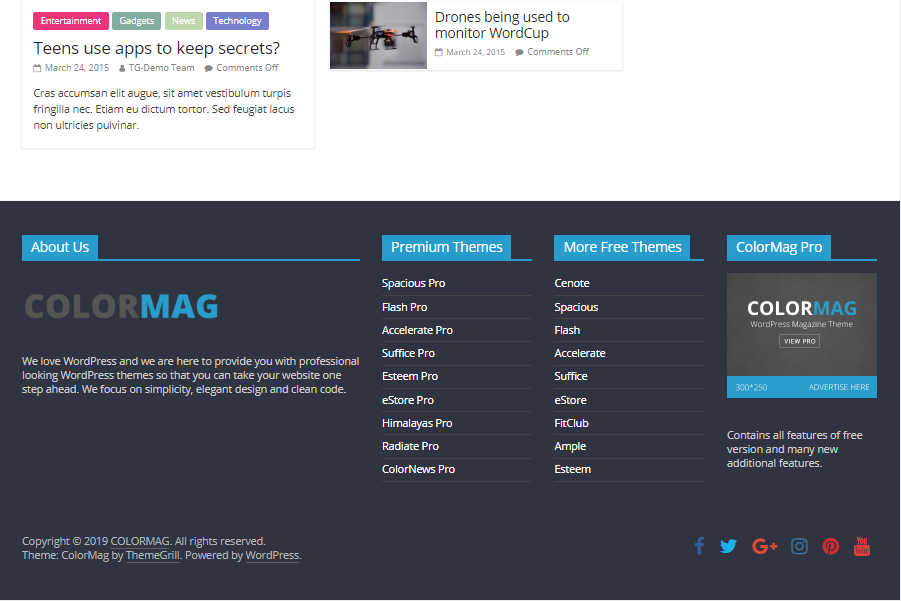 Free Colormag Media Template for WordPress - 3