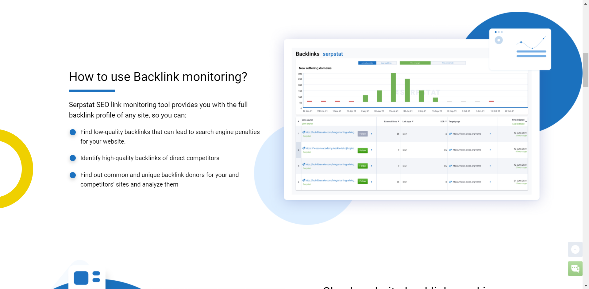 Serpstat Competitor Backlink Analysis Tool