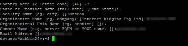 Создание сертификата SSL через OpenSSL