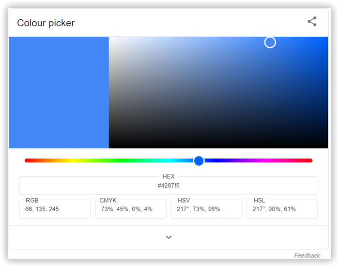 Color codes