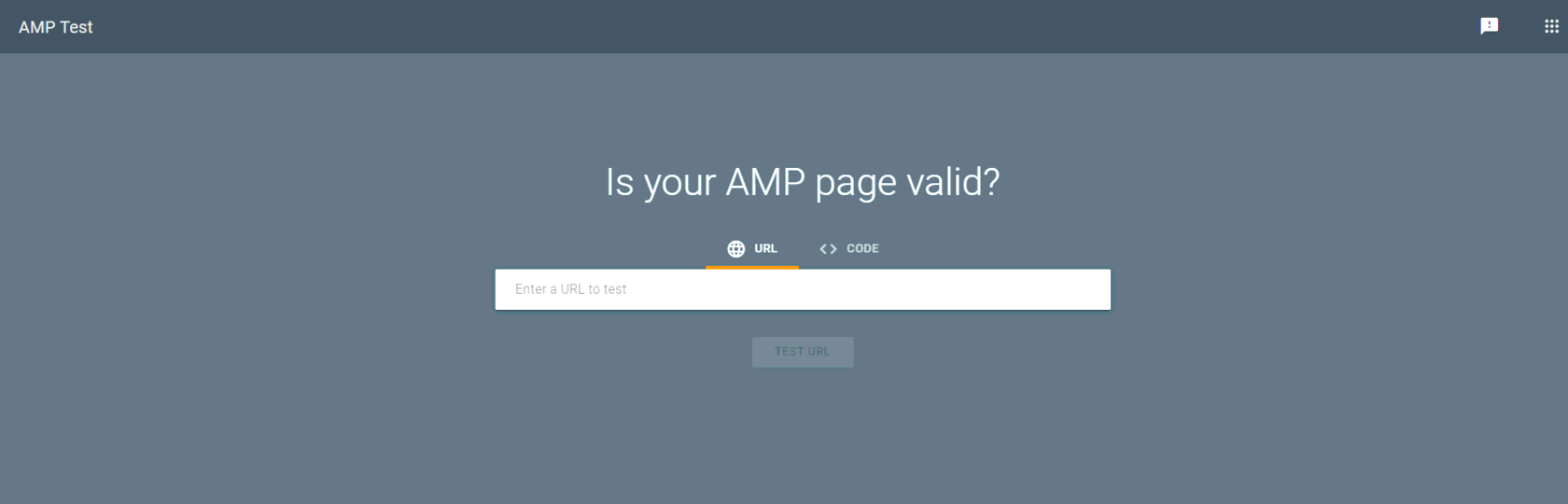 Checking AMP pages for errors