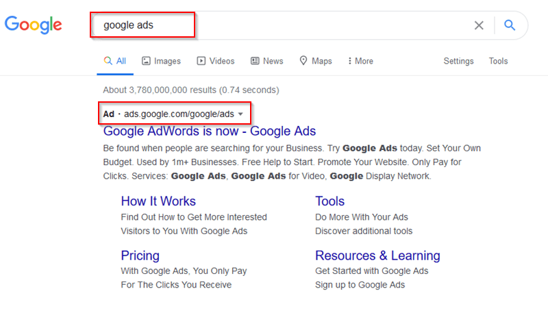 google ads