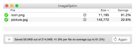 ImageOptim image compression