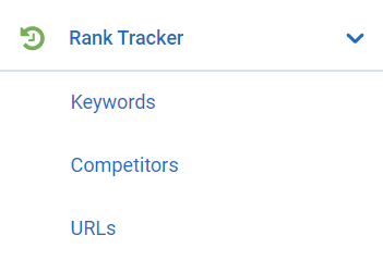 rank tracker tab