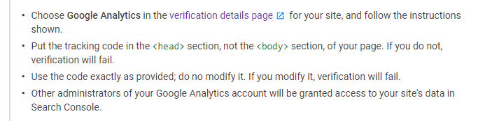 Google Analytics tracking id in the page code
