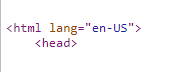 hreflang in head tag