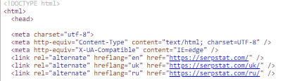 hreflang in link HTML tag