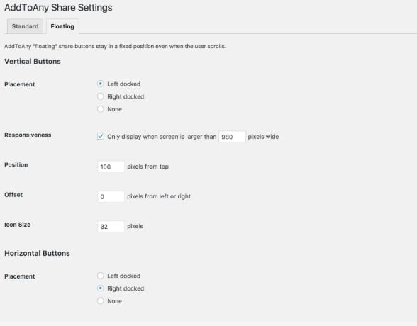 Setting up likes in AddToAny Share plugin