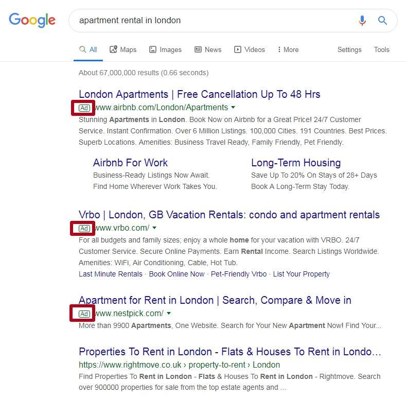 How to attract customers to your website. Briefly about Internet marketing 16261788363657 Contextual advertising in Google search