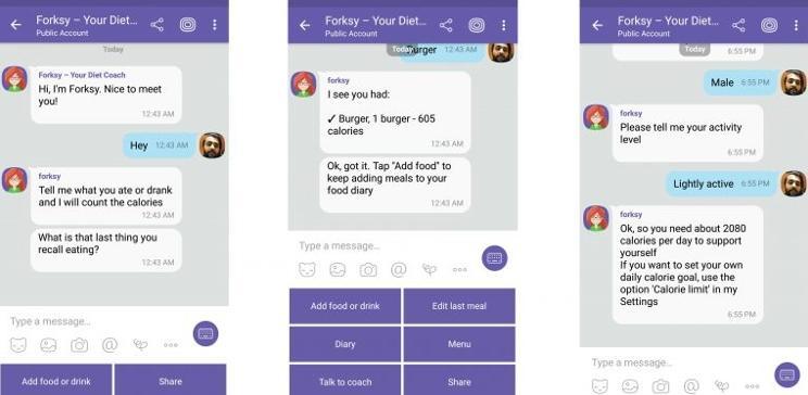 Chatbot and public account on Viber