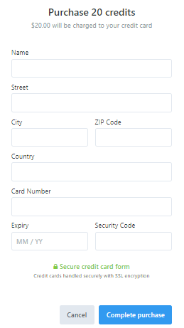 Usability check purchase