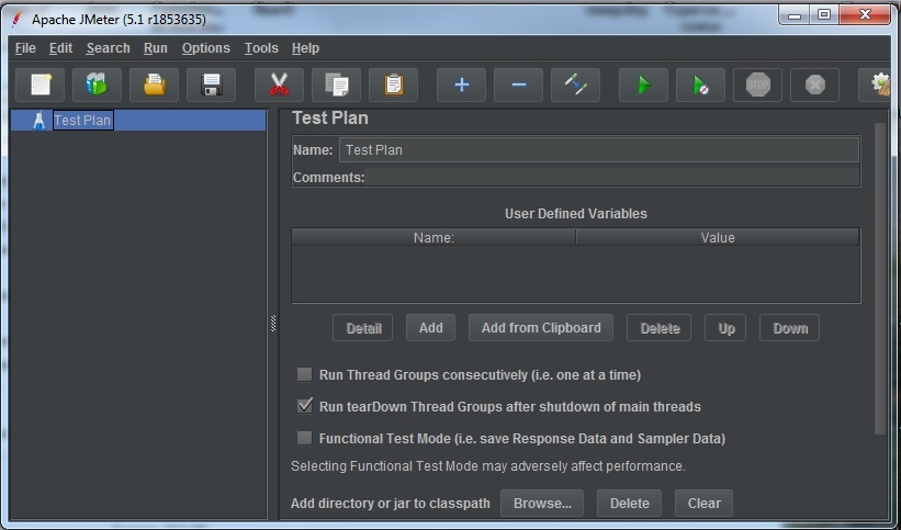 Site load testing in Apache JMeter 5.1