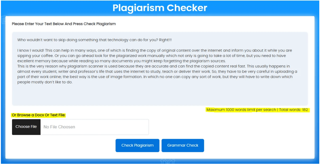 plagiarism checker