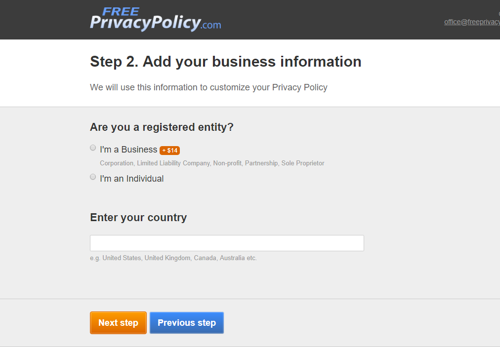 How to create a privacy policy and terms of use 16261788317958 create documents at freeprivacypolicy.com