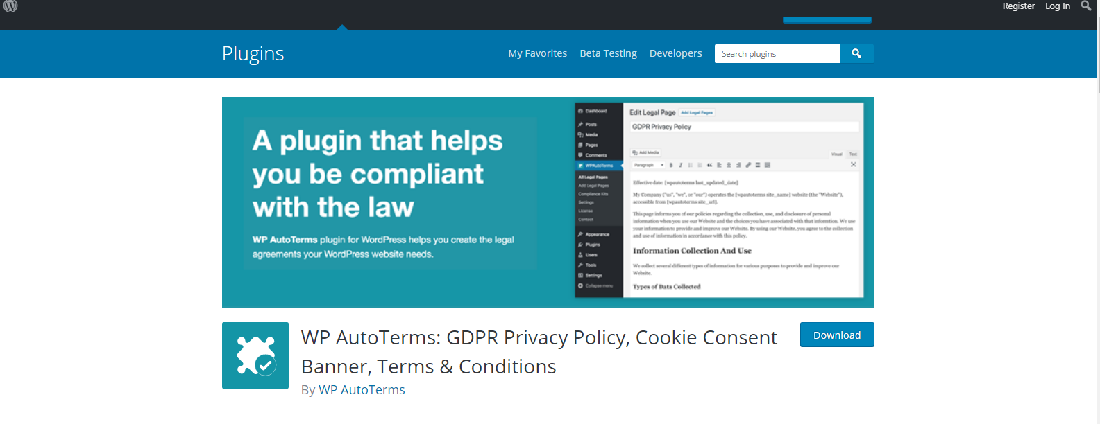 How to create a privacy policy and terms of use 16261788317963 WordPress website privacy policy