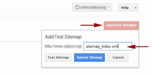 Add sitemap to Google Search Console