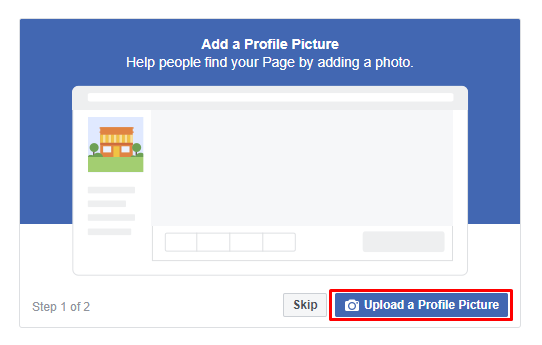 Profile picture on Facebook