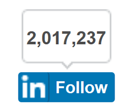 LinkedIn widget on the website
