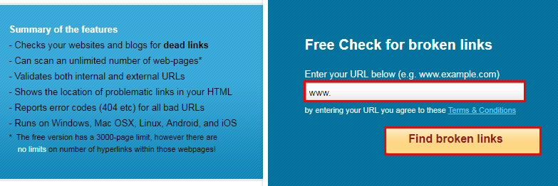 Checking broken images online