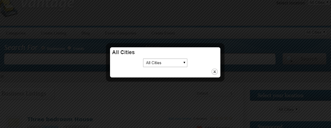 select city in Multi-City AV plugin