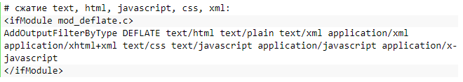 How to enable Gzip-compression of pages on a site 16261788334208 Mod_deflate apache module