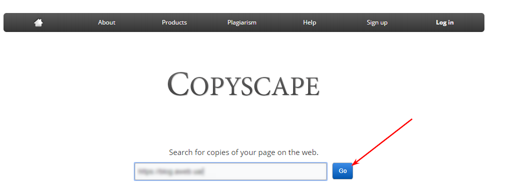 Uniqueness check online on Copyscape