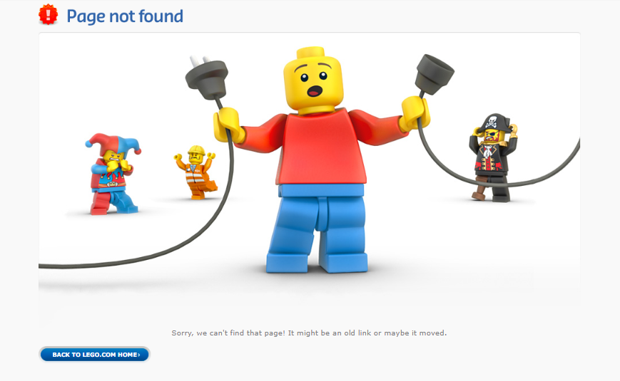 Error 404 design example