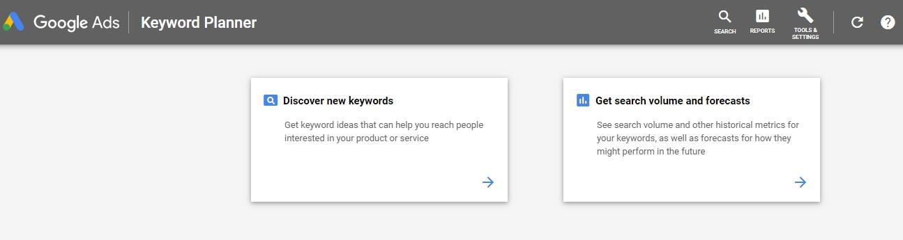 Google Adwords Keyword Planner