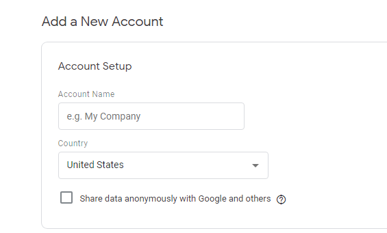 How to add a new account to Google Tag Manager (GTM)