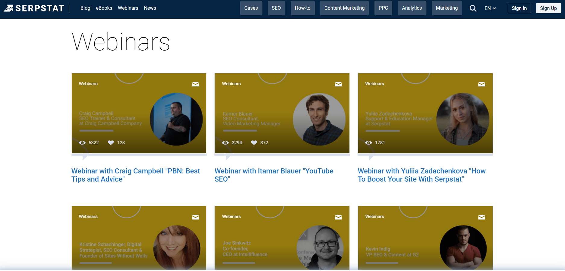 serpstat webinars