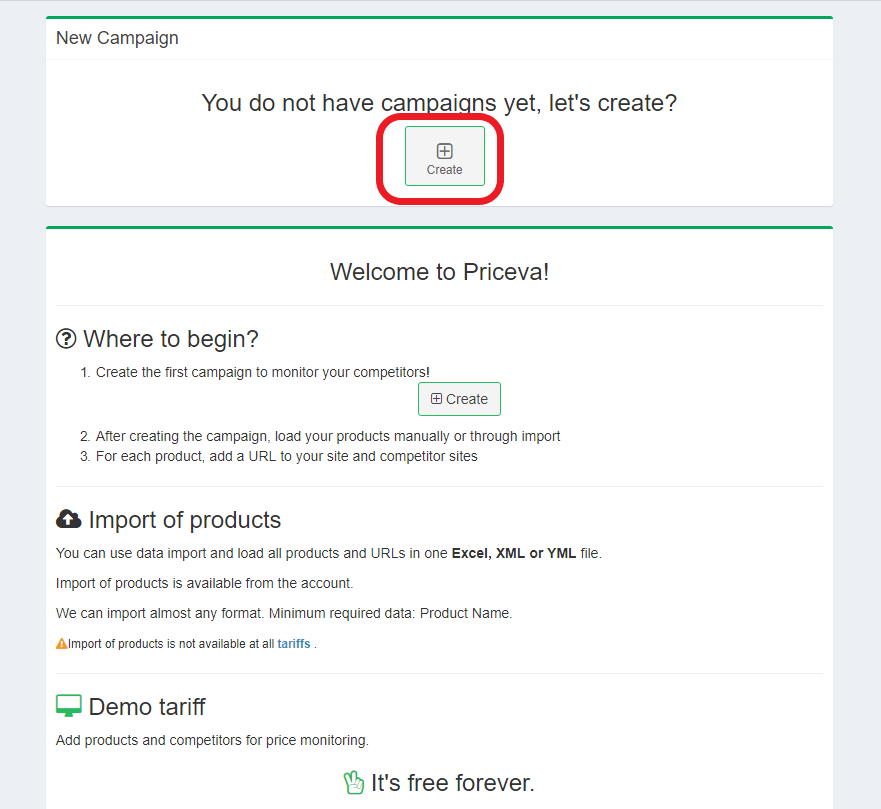 New monitoring campaign in Priceva