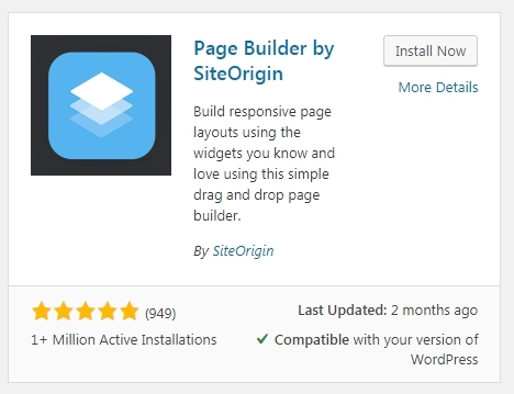 PageBuilder Plugin for WordPress