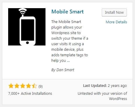 Mobile Smart Plugin for WordPress